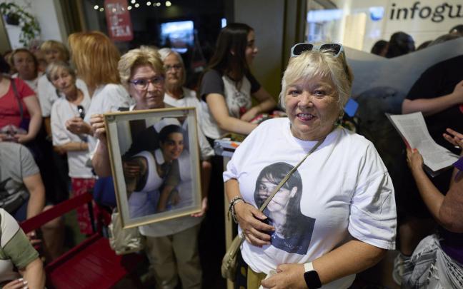 Multitudinario homenaje a Nagore Laffage en Geltoki.DNN