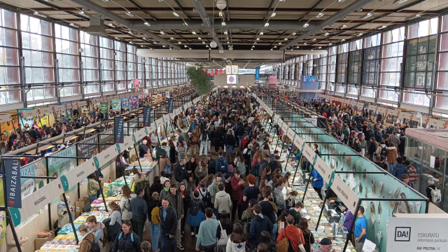 Recinto de Landako a rebosar. ONDA VASCA