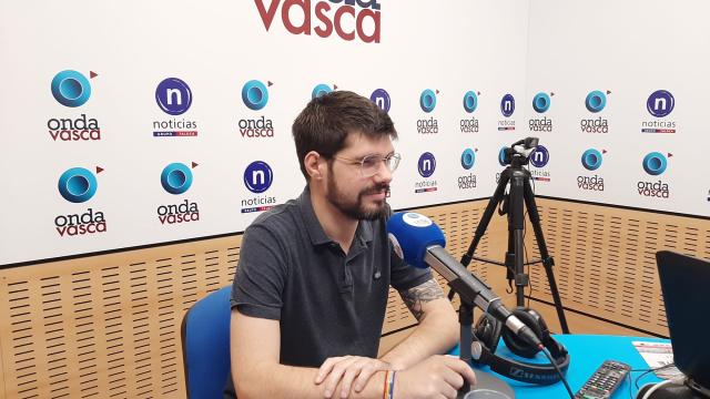 Uxue Barkos, en un acto de Geroa Bai. Unai Beroiz