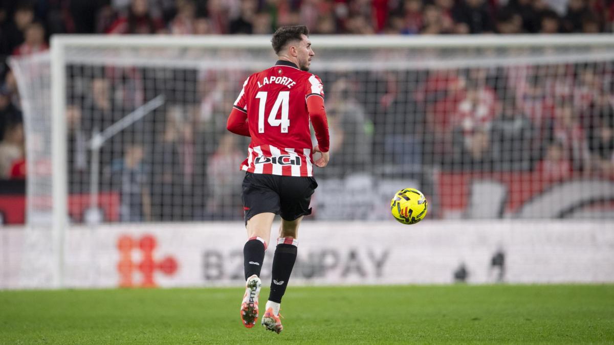 Laporte, baja importante en la defensa rojiblanca / Foto: Athletic Club