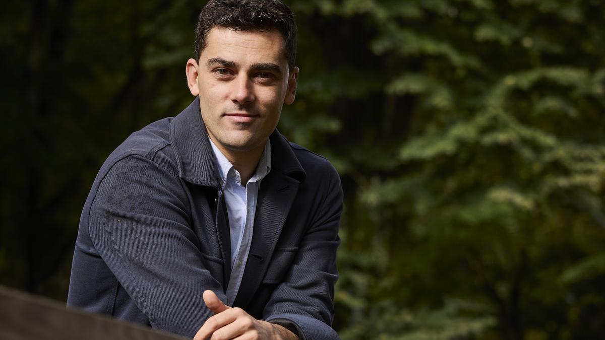 Ander Larrinaga, candidato del PNV a la Alcaldía de Laudio. PNV