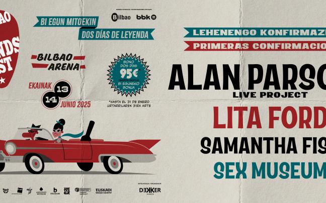 Cartel BBK Bilbao Legends Fest de 2025. AYTO BILBAO