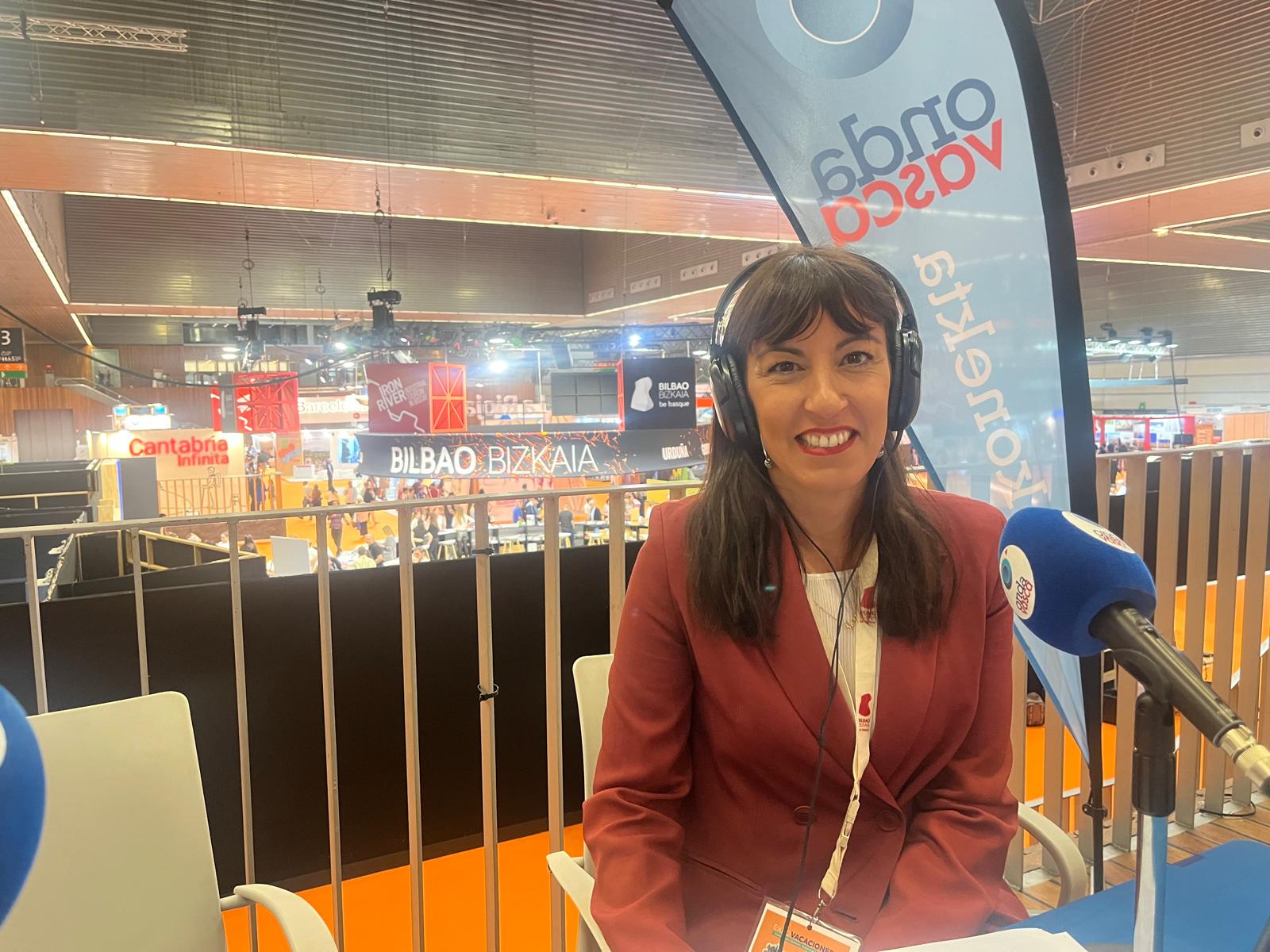 Leire Sáez, Directora de Turismo de la Diputación foral de Bizkaia. ONDA VASCA