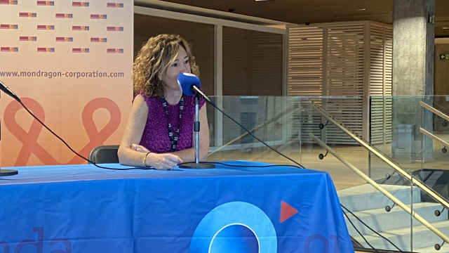 Leire Mugerza, presidenta del Congreso de Mondragón en ONDA VASCA Leire Mugerza, presidenta del Congreso de Mondragón en ONDA VASCA
