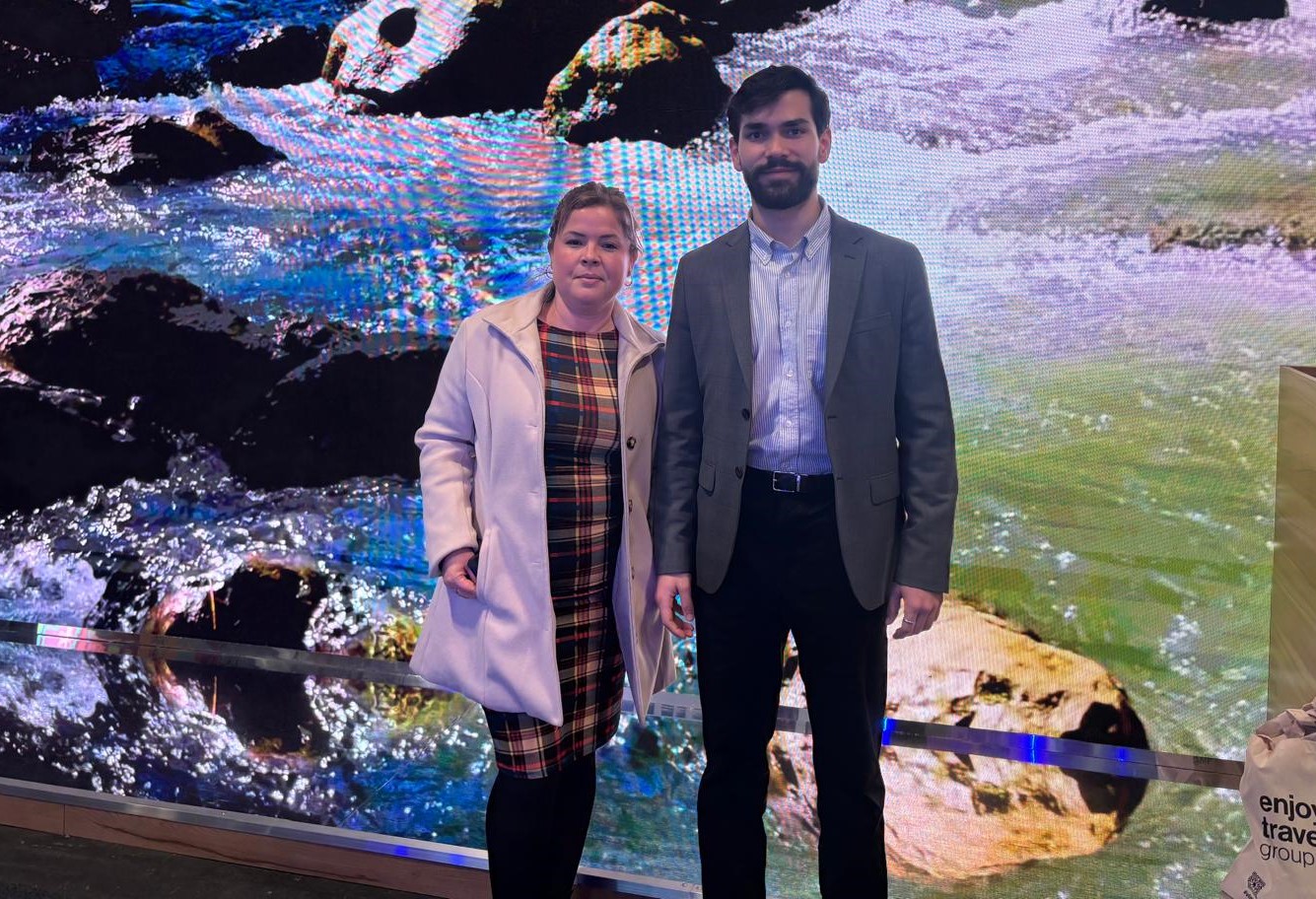 Leylin Díaz y Jorge Gaspar, de Novageneration, S. Coop. Pequeña