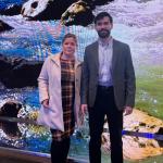 Leylin Díaz y Jorge Gaspar, de Novageneration, S. Coop. Pequeña