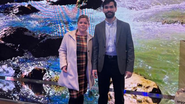 Leylin Díaz y Jorge Gaspar, de Novageneration, S. Coop. Pequeña