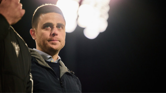 Alessio Lisci durante un partido con el CD Mirandés. Foto: CD MIRANDÉS