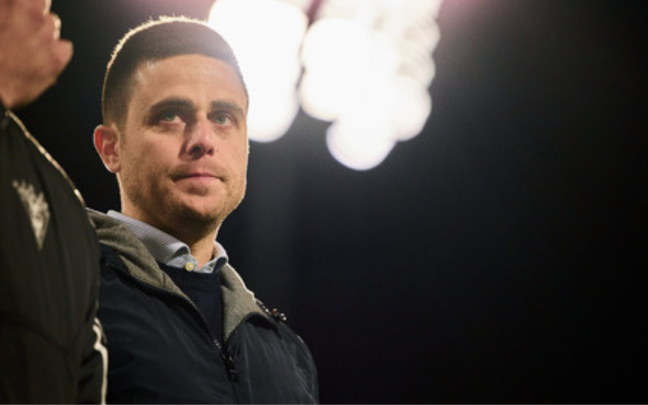Alessio Lisci durante un partido con el CD Mirandés. Foto: CD MIRANDÉS
