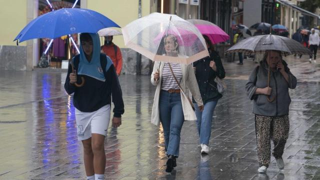 Lluvia en Vitoria. Alex Larretxi