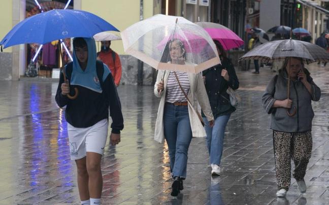 Lluvia en Vitoria. Alex Larretxi