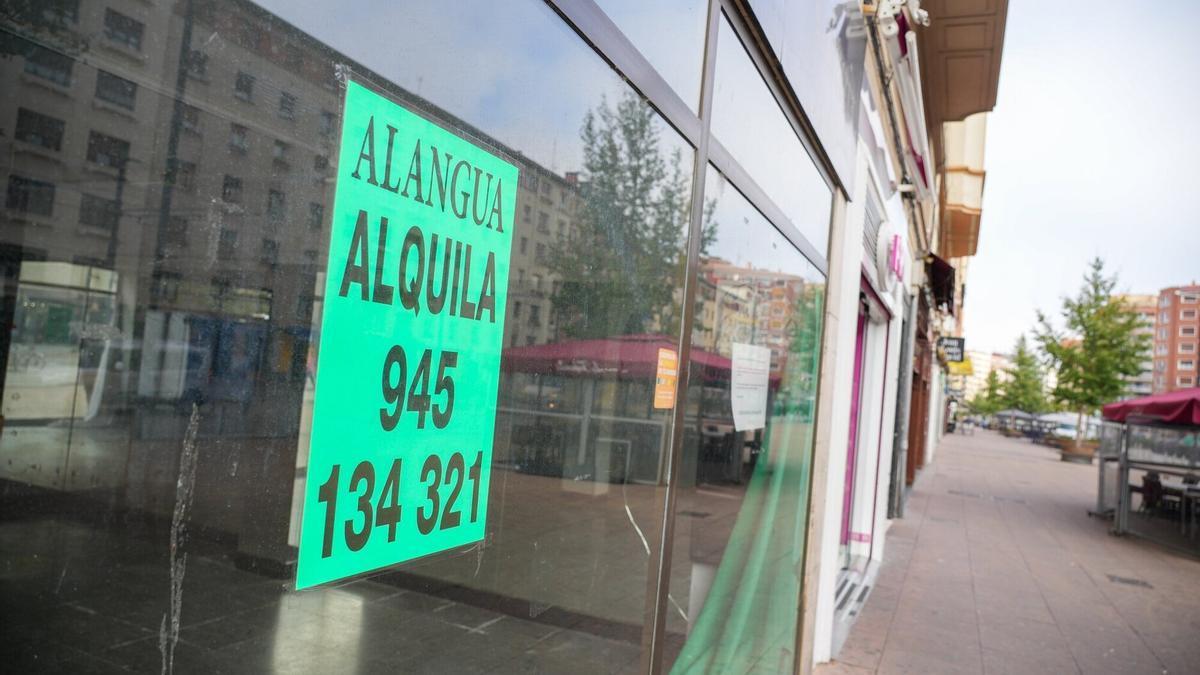 Vista de un local en alquiler en Vitoria_Gasteiz. DNA