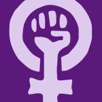 Logo feminista con el puño en alto