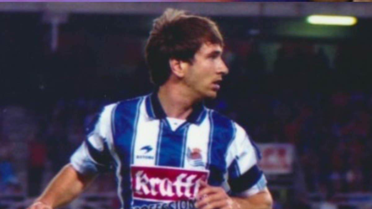 Aitor López Rekarte durante un encuentro durante su etapa en la Real Sociedad. Foto: Real Sociedad