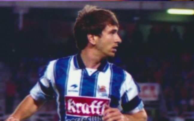 Aitor López Rekarte durante un encuentro durante su etapa en la Real Sociedad. Foto: Real Sociedad