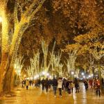 Iluminación navideña en el Paseo de El Arenal bilbaino | Oskar M. Bernal, Deia