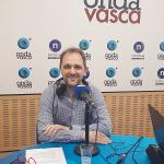 Luis de la Herrán, en el estudio de Onda Vasca