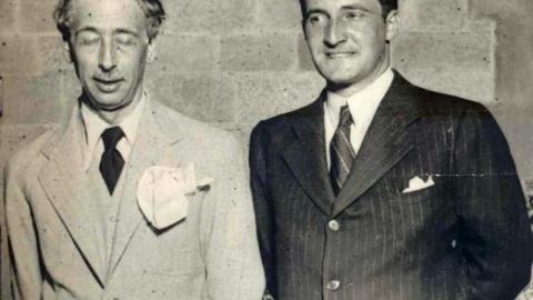 Luis Companys y José Antonio Aguirre
