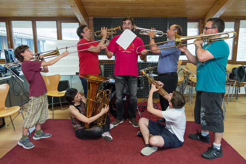 Miembros de la Escuela de Música Luis Aramburu. Foto: Escuela Municipal de Música