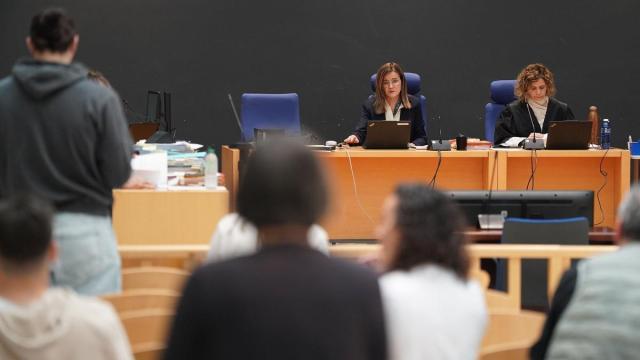 Imagen del juicio celebrado sobre el caso Lukas Agirre. Ruben Plaza