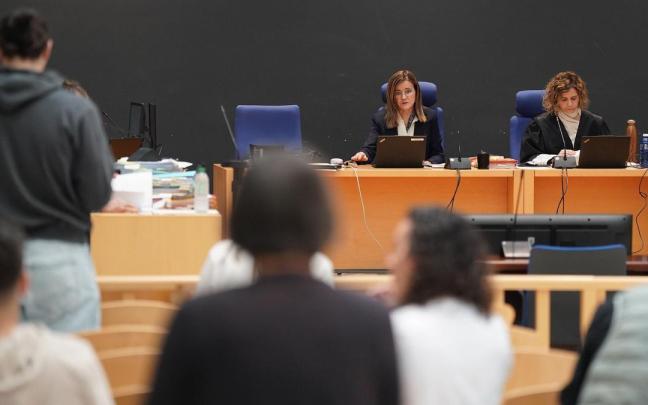 Imagen del juicio celebrado sobre el caso Lukas Agirre. Ruben Plaza