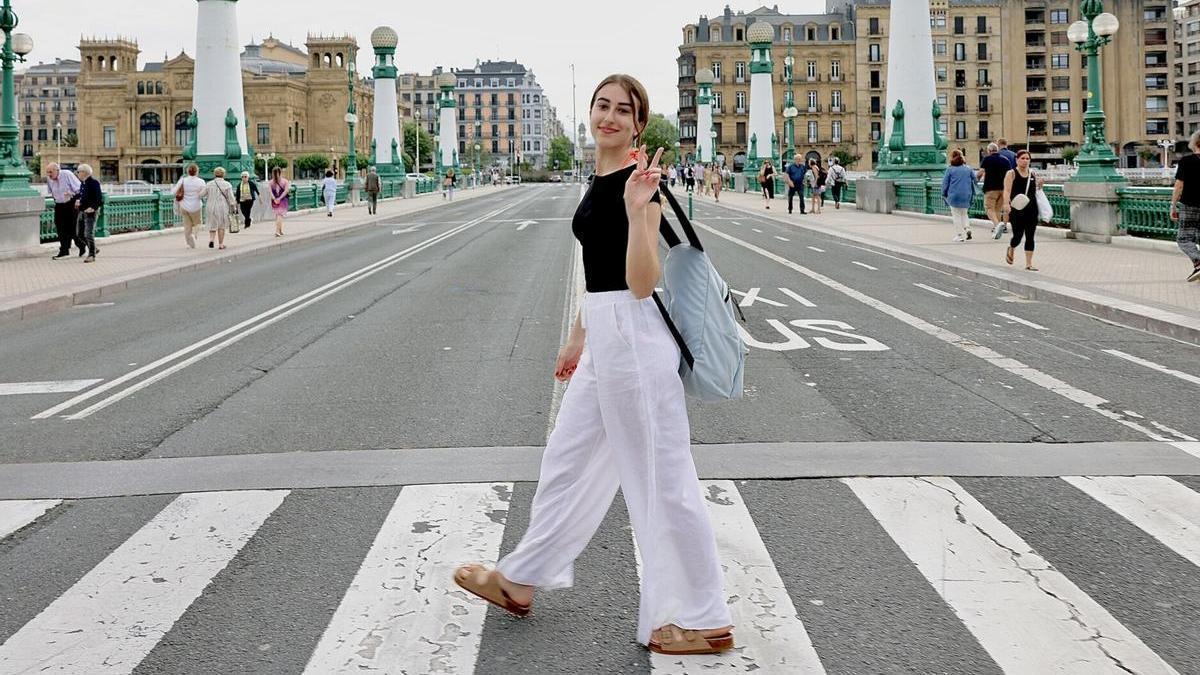 Maddie Garate, Gipuzkoan selektibitateko notarik altuena lortu duen ikaslea. Javier Colmenero