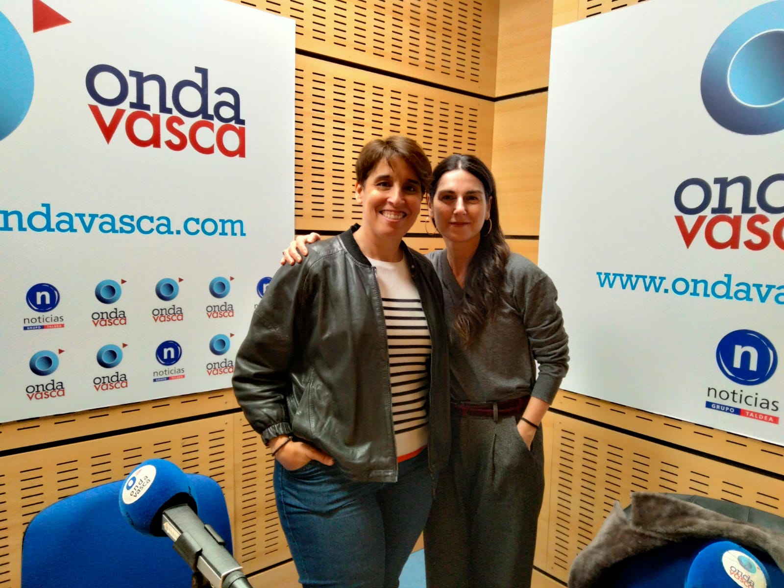 Maitane Leizaola, directora de Bermeo Tuna World Capital y Helena Orella, responsable de sostenibilidad de Bolton Food