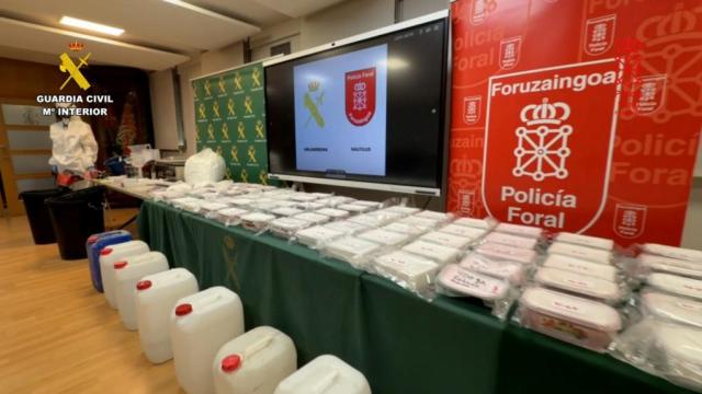 El mayor laboratorio de drogas sintéticas desmantelado en Navarra