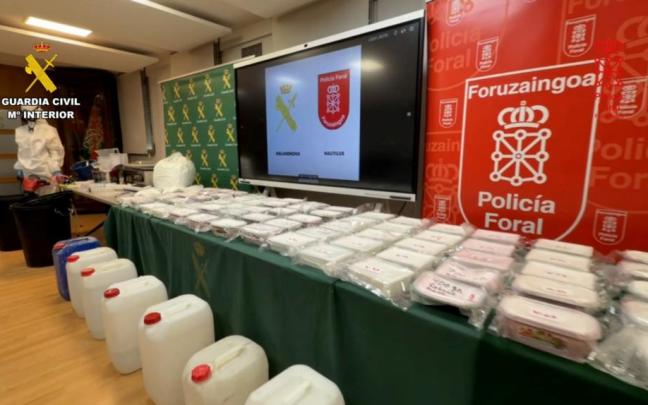 El mayor laboratorio de drogas sintéticas desmantelado en Navarra