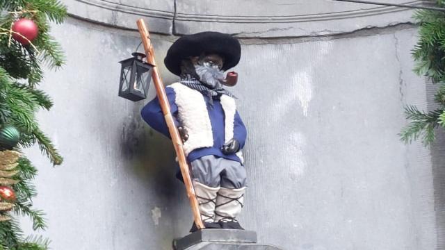 Manneken Pis de Bruselas vestido de Olentzero | Noticias de Gipuzkoa