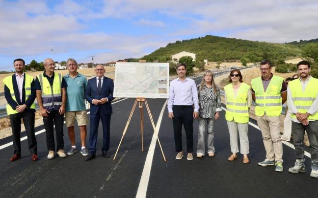 Inauguración y puesta en servicio de la nueva variante de Manzanos para la supresión del paso a nivel. Pilar Barco