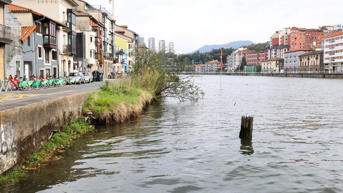 En imágenes: Las mareas vivas desbordan mínimamente en algún punto de la ría de Bilbao Pankra Nieto