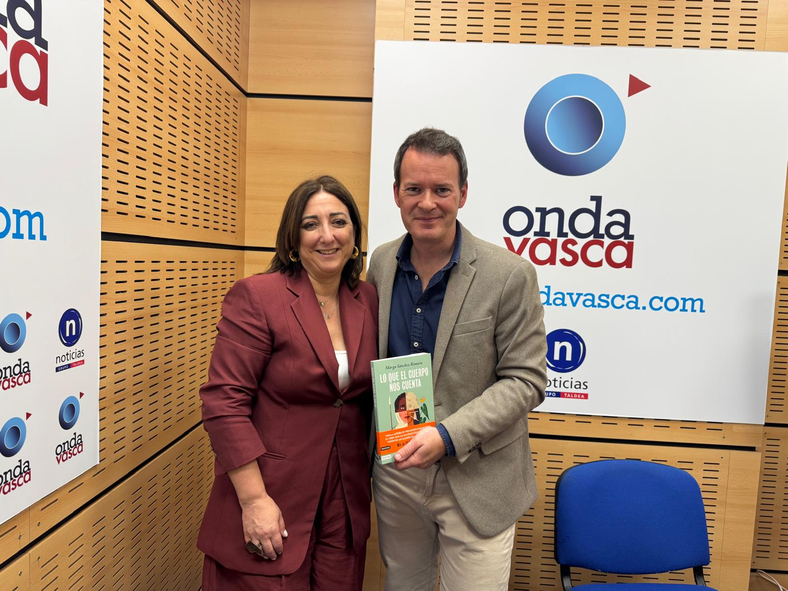 Marga Sánchez con Txema Gutiérrez en ONDA VASCA