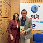Marga Sánchez con Txema Gutiérrez en ONDA VASCA