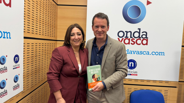 Marga Sánchez con Txema Gutiérrez en ONDA VASCA Marga Sánchez con Txema Gutiérrez en ONDA VASCA