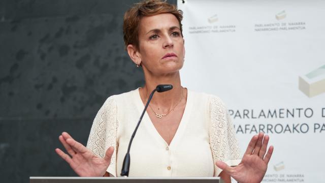 La presidenta del Gobierno de Navarra y secretaria general del PSN, María Chivite. EP La presidenta del Gobierno de Navarra y secretaria general del PSN, María Chivite. EP