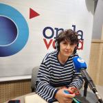 Maribel Vaquero en los estudios de Donostia. ONDA VASCA