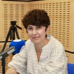 Maribel Vaquero en los estudios de ONDA VASCA