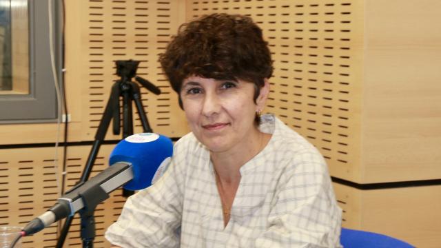 Maribel Vaquero en los estudios de ONDA VASCA Maribel Vaquero en los estudios de ONDA VASCA
