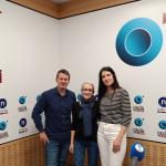 Marta Macho junto a Txema Gutiérrez e Iranzu Calvo