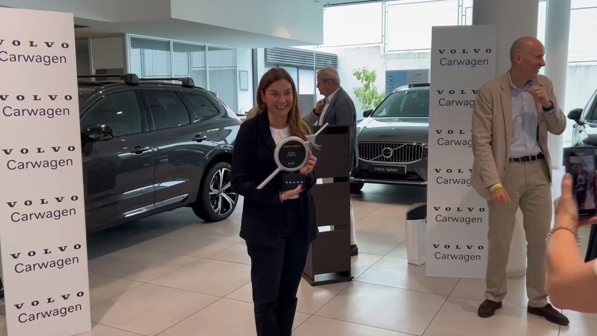 Marta Prieto, premio a Mejor Gerente de Volvo Cars España