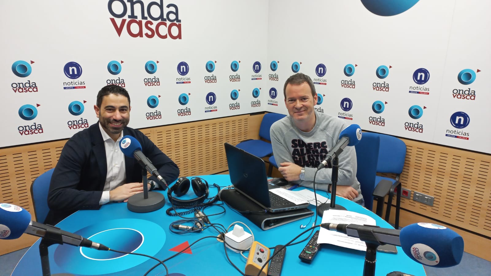 Massimo Cermelli en los estudios de ONDA VASCA