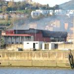 Incendio en el antiguo matadero de Zorrotza. Miguel Acera 