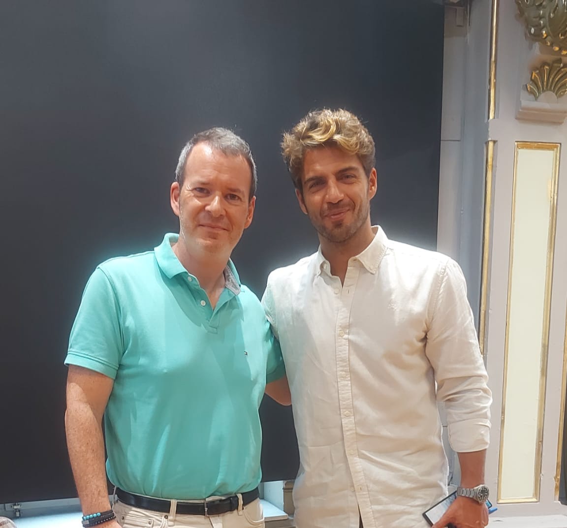 Txema Gutiérrez y Maxi Iglesias