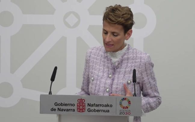 La Presidenta Chivite se reúne con el presidente del Parlamento de Navarra