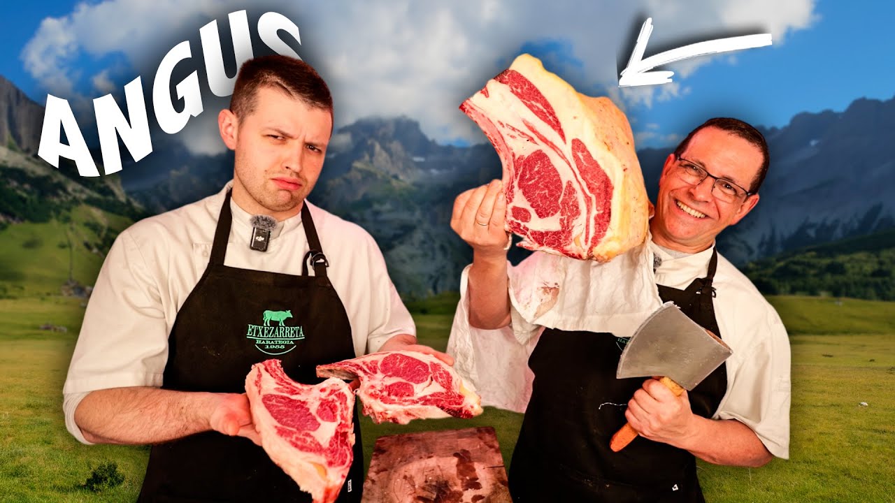 Aitor (izquierda) e Iñigo (derecha), tío y sobrino y referentes de la carne de Etxezarreta Harategia