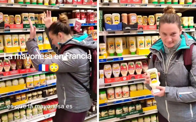 Una española viviendo en Francia comparte en TikTok una peculiaridad sobre la mayonesa de ese país / TIKTOK 'SOMOSGUIRIS'