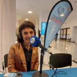La consejera Nerea Melgosa en los micrófonos de Onda Vasca en el I Congreso Internacional de Familias