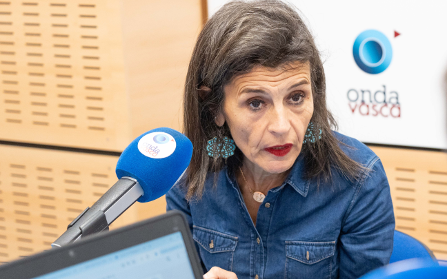 Nerea Melgosa en los estudios de ONDA VASCA