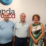 De izda a dcha: Sergio, Carlos Royuela y Nerea Loizaga